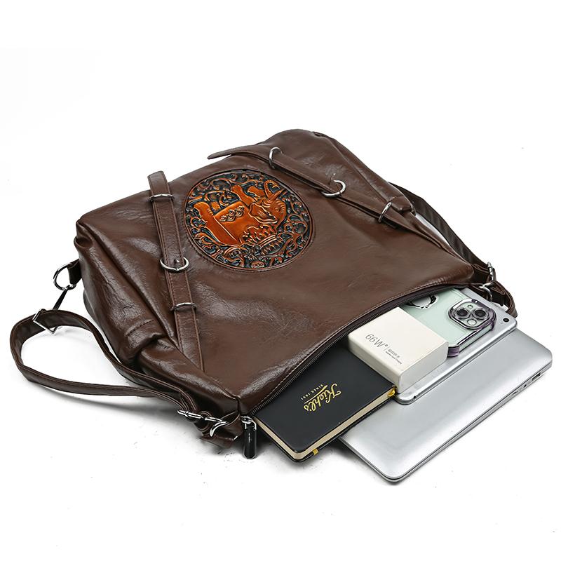 Сумка женская ретро сумка подмышкой рюкзак многофункциональная сумка через плечо сумка трехцелевого назначения