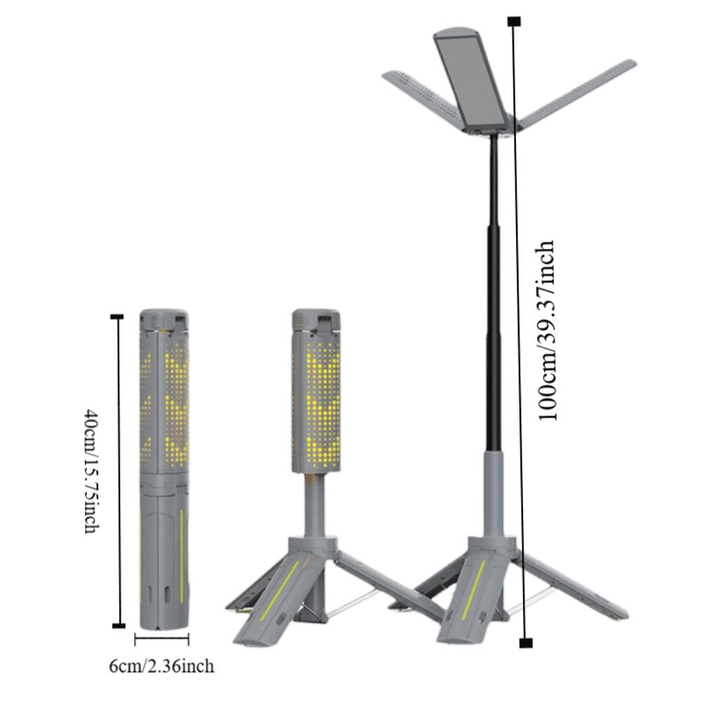 Stepless Dimming Portable Telescopic Lantern Outdoor Waterproof Lamp Outdoor Activities