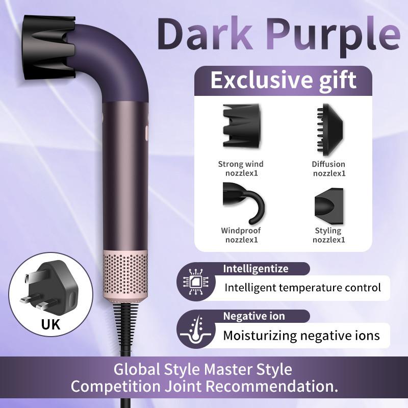 HD18 Ручная машина для сушки волос Портативный высокоскоростной фен с отрицательными ионами Бесшумная быстрая сушка волос Инструменты для укладки