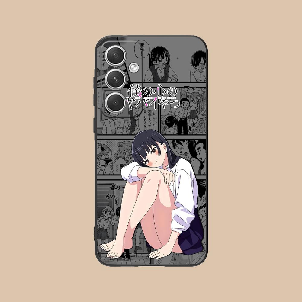 Bokuyaba Anna Yamada Phone Case for Samsung Galaxy S25 S24 S23 S22 S21 S20 Note20 Plus FE Ultra Colour Printing Pretty Cover