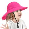 Large Brim Beach Hat Adjustable with Neck Flap Beach Play Hat Kids Sun Hat Sun Protection Hat