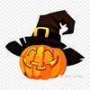 Halloween Monday Halloween Jack O' Lantern Iron On Heat Transfer Printing Vinyl Patches Sticker for Clothes DIY Appliques Washable Patches