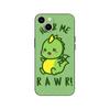 Black Tpu Case For OPPO Realme C11 Case For Realme C 11 2021 2020 Back Cover Bumper Dinosaur Cute Cartoon