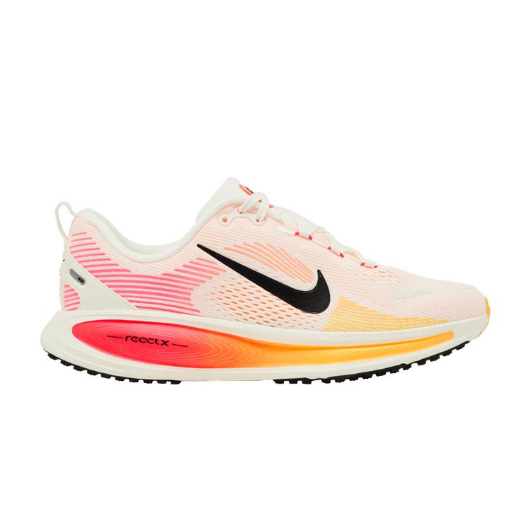 Детские кроссовки Nike Vomero 18 Sail Bright Crimson Laser Orange (GS) Парус/Ярко-малиновый/Лазерно-оранжевый/Черный