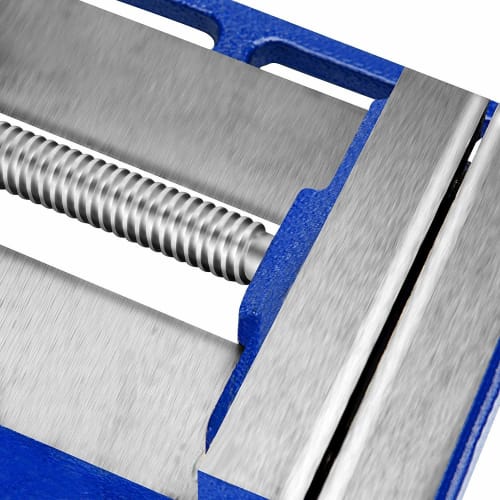 4-inch Tabletop Vise, Jaw Width 100mm, Blue, Tabletop Flat Vise, DIY Tool, Easy Installation, Fixing, Adhesive, Clamping, Flat Vise