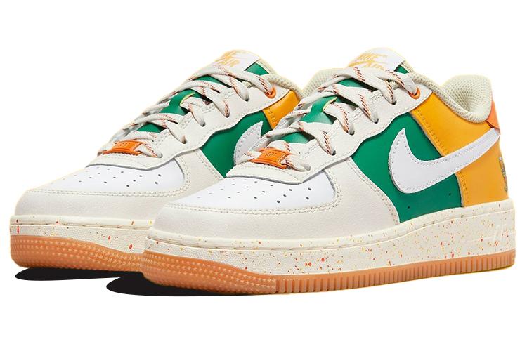 Kids' Sneakers Nike Air Force 1 LV8 Fruit Basket (GS) Sail/Green/Yellow-Orange
