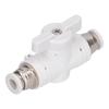 Flow Control Valve Fitting Pneumatic Connector Air Line Plugin Quick Joint Union Adapter 6mm