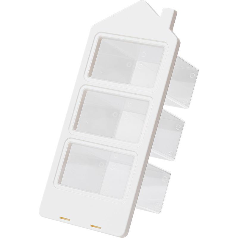 Detachable Slanted Multifunctional Large Capacity Pen Holder, Student Desktop Plastic Storage Creative Pen Holder