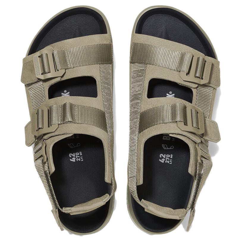 Birkenstock Кожаные пляжные сандалии унисекс Светло-коричневые 1026398