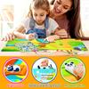 DIY Children's Zoo Jelly Quiet Book Early Education Concentration Development Repeatedly Sticking Zoo Jelly Sticker Book