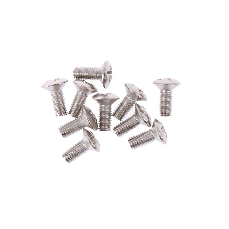 10-Pcs M3 Thread Pickup Selector Screws  - 3-Way 5-Way Toggle Switch Replacement Parts for Electric Guitars