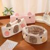 Coral Velvet Cartoon Hairband Non-Slip Wash Face Hair Bands Cute Wide-brimmed Makeup Headband