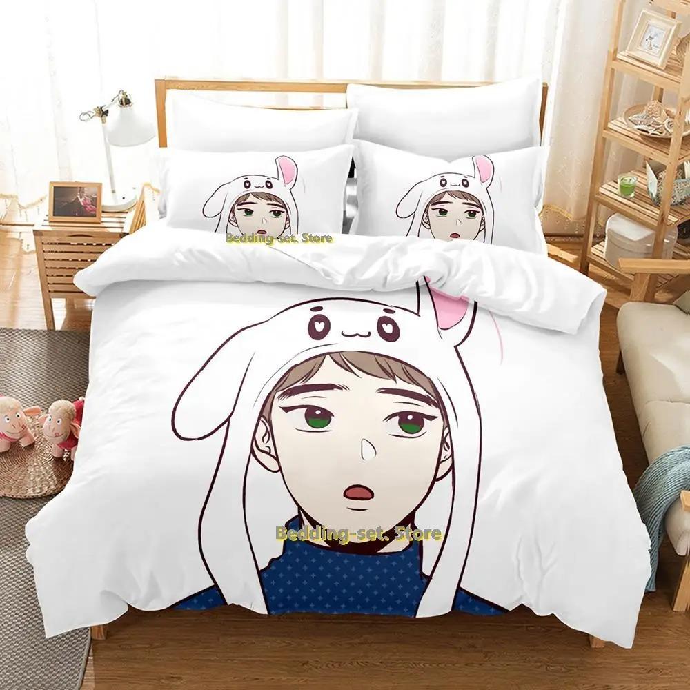 Новый комплект постельного белья Bj Alex, односпальная кровать, двуспальная кровать размера «king-size», комплект постельного белья для взрослых и детей, комплект простыней с 3D-принтом в стиле аниме