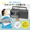 Ohm Electric AudioComm Radio Cassette Player Монофонический радиокассетный проигрыватель Коротковолновое радио NIKKEI Outlet Dry Battery Портативная кассетная дека с радиоприемником