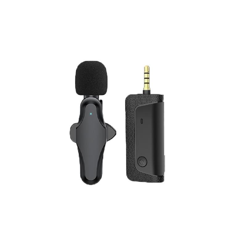 K35Pro Двойной беспроводной петличный микрофон для прямых трансляций и записи с шумоподавлением.