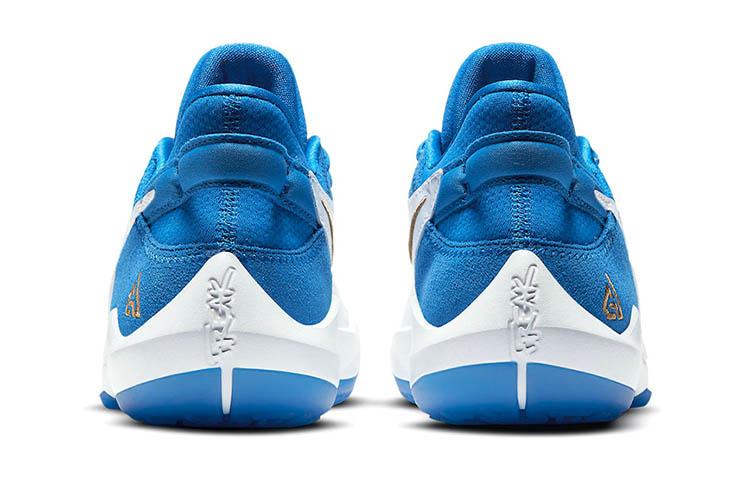 Nike Freak 2 'Signal Blue' Готовые к игре Низкие Баскетбольные Кроссовки Белые Синие Подростковые CZ4177-408