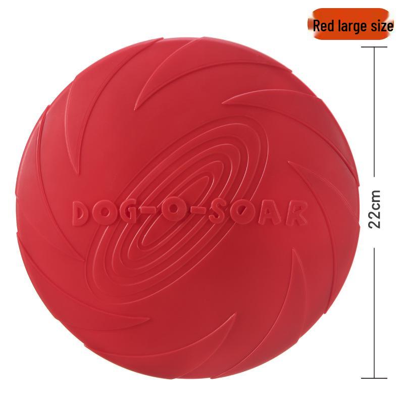 DOG-O-SOAR Bite-Resistant Floating Silicone Dog Frisbee Toy