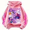 Popular Anime Pattern Printing Kids Hoodie KPop Demon Hunters Hoodie Kids Clothes Spring Autumn Sweatshirt Child Tops