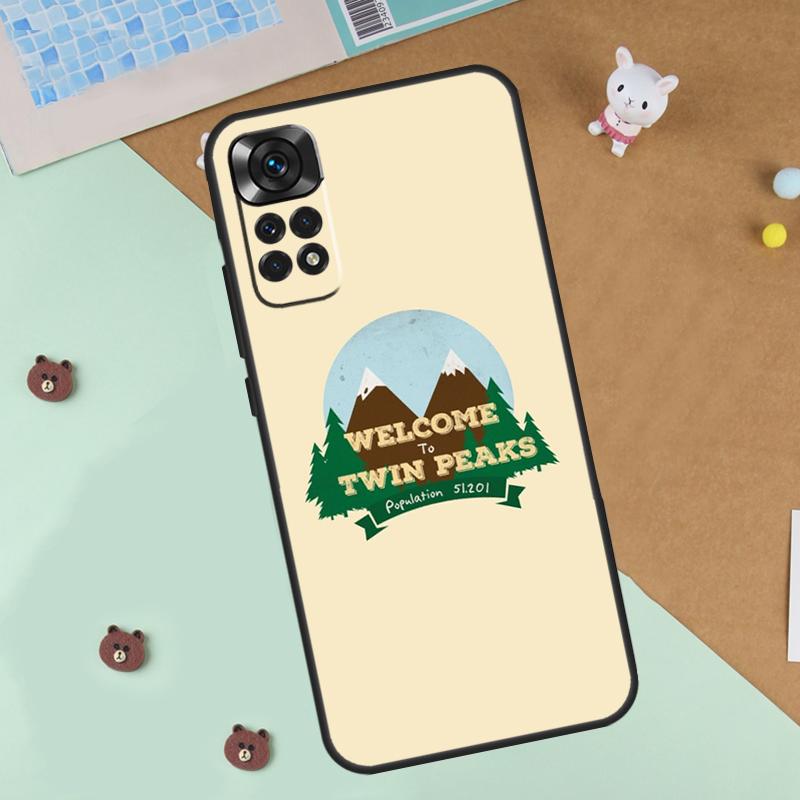 Twin Peaks Meanwhile Case For Xiaomi Redmi Note 14 13 12 9 10 11 Pro 10S 11S 12S Cover For Redmi 13C 10C 12C 14C