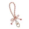 Anti-lost Bowknot Phone Lanyard Handmade Weaving Phone Wrist Strap  DIY Decor