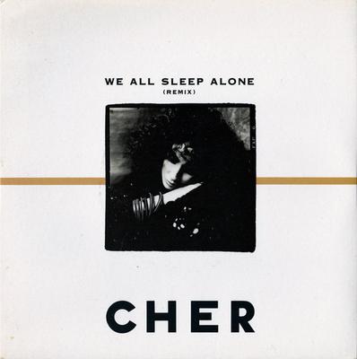 7-дюймовая пластинка CHER - We All Sleep Alone (Ремикс) GEF35 Geffen Records 1988 Великобритания Рок Б/У