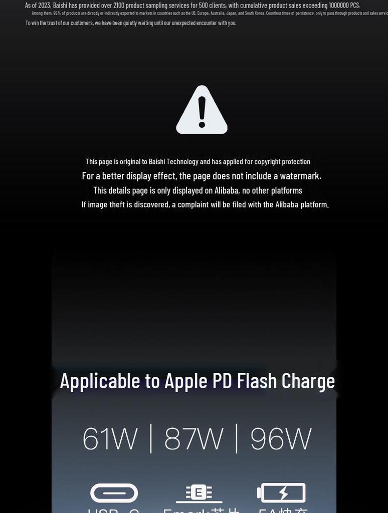 Быстрая зарядка Type-C Зарядное устройство для ноутбука Apple 61 Вт/87 Вт/96 Вт