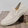Stepping Shoes Men's 2025 Summer Breathable Mesh Shoes Large Mesh Hollowed Out Light Non-slip Soft Sole One Pedal Casual Shoes