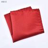 Men's Red Pocket Square for Suit - Formal Wedding Groom or Best Man Accessory