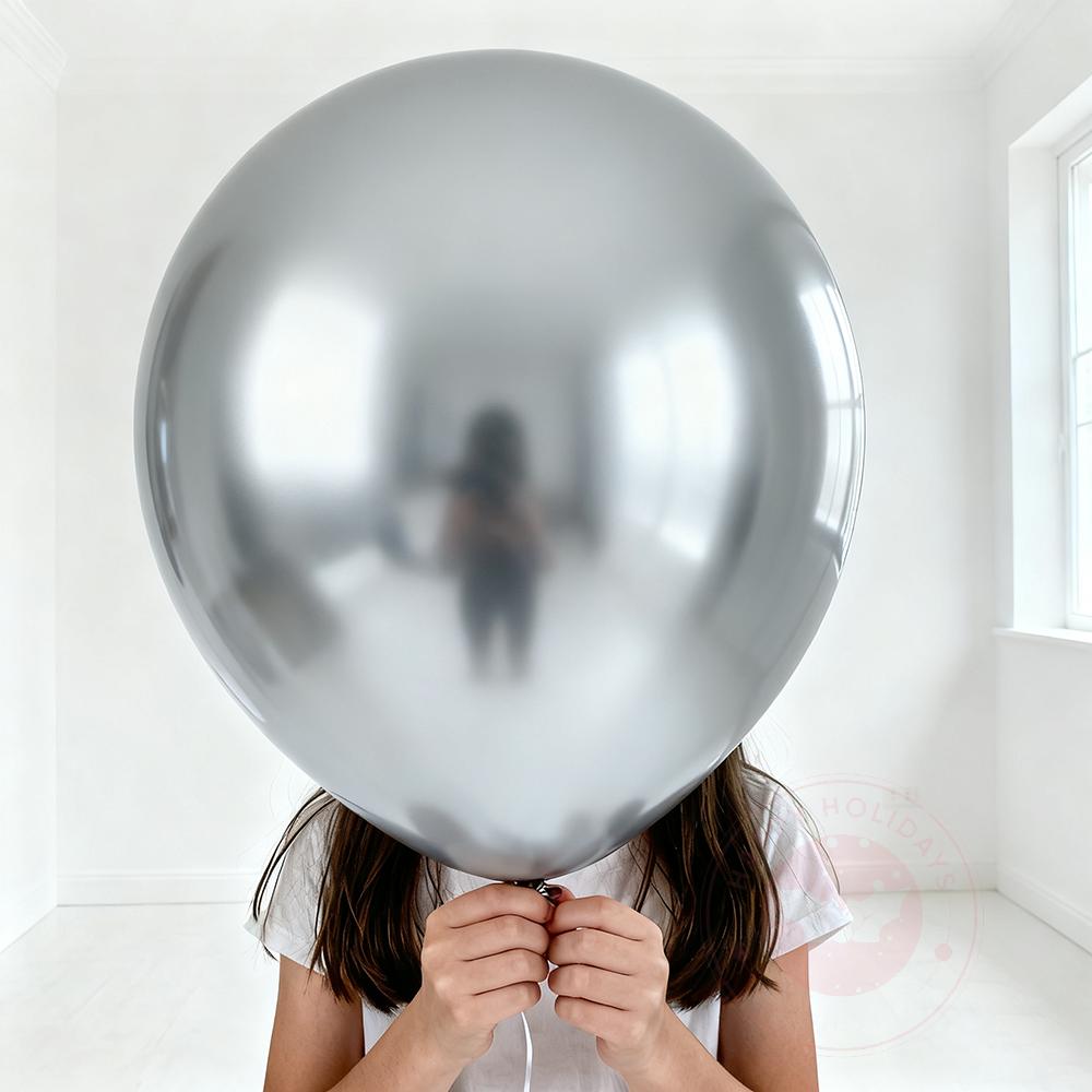 2-10pcs 18 Inch Metal Chrome Balloons Gold Silver Large Balloon  Rose Gold Helium Balloons Birthday Wedding Party Celebration