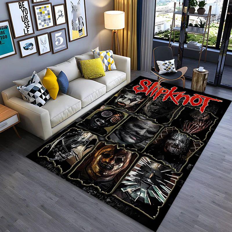 Slipknot: Chaos Rebellion carpet printing Suitable for all seasons Dormitory decoration Christmas gifts Bathroom mat