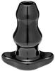 Double Tunnel Plug Black Large12 X 7 Cm - Perfect Fit - Anal Plug