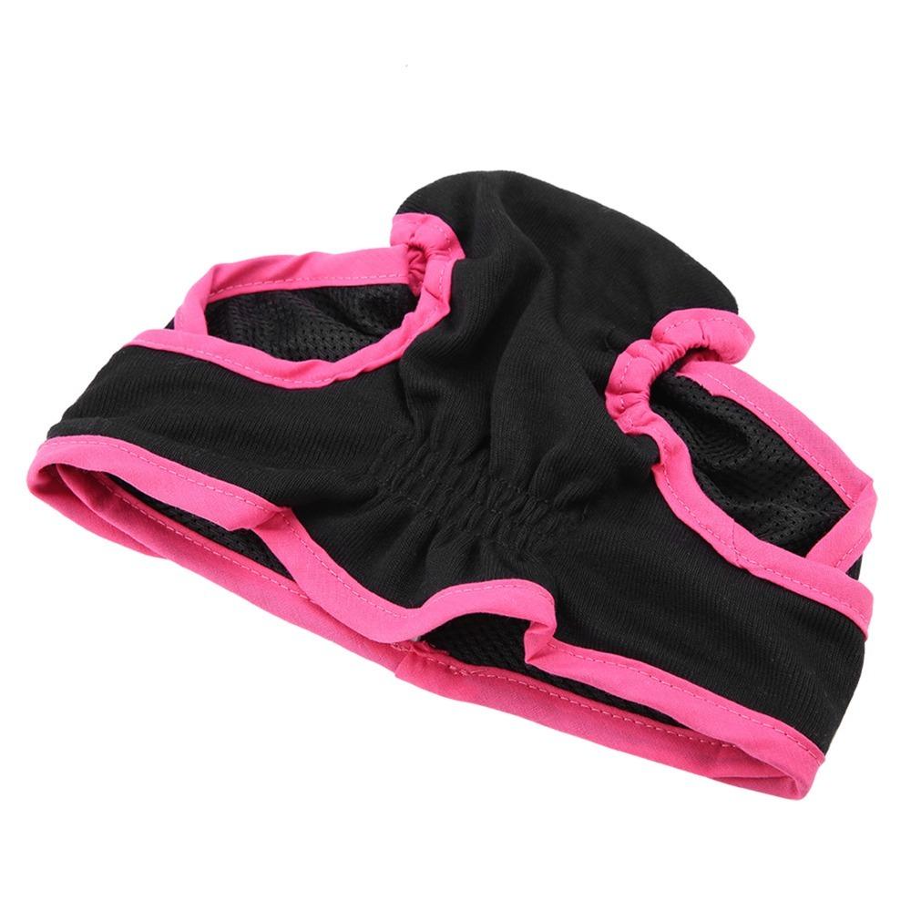 Soft Fabric Dog Sanitary Pant Adjustable Sticky Strap Pet Period Underwear Dog Estrus