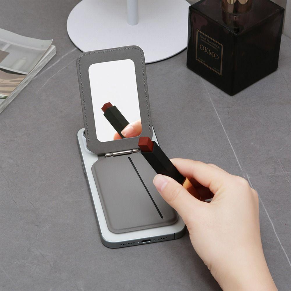 Magsafe Wallet Phone Card Holder Foldable Magnetic Stand for iPhone 16 15 14 13 12 ProMax