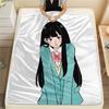 1 шт. Фланелевое одеяло с принтом «Kimi ni Todoke», Высококачественное, Для всех сезонов, Декор для дома, Тепло и уют, Идеально для рождественских подарков