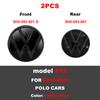 rsq1 VW Car Styling Front Logo Grille Badge Trunk Badge Car Replacement Accessories For Volkswagen Polo 2019 2020 2021 2022 2023 2024