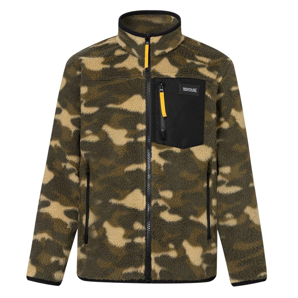Regatta Childrens/Kids Frankie Camo Full Zip Fleece Jacket