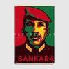 Colorful Thomas Sankara Metal Sign Cinema Living Room Club Bar Printing Wall Decor Tin Sign Poster