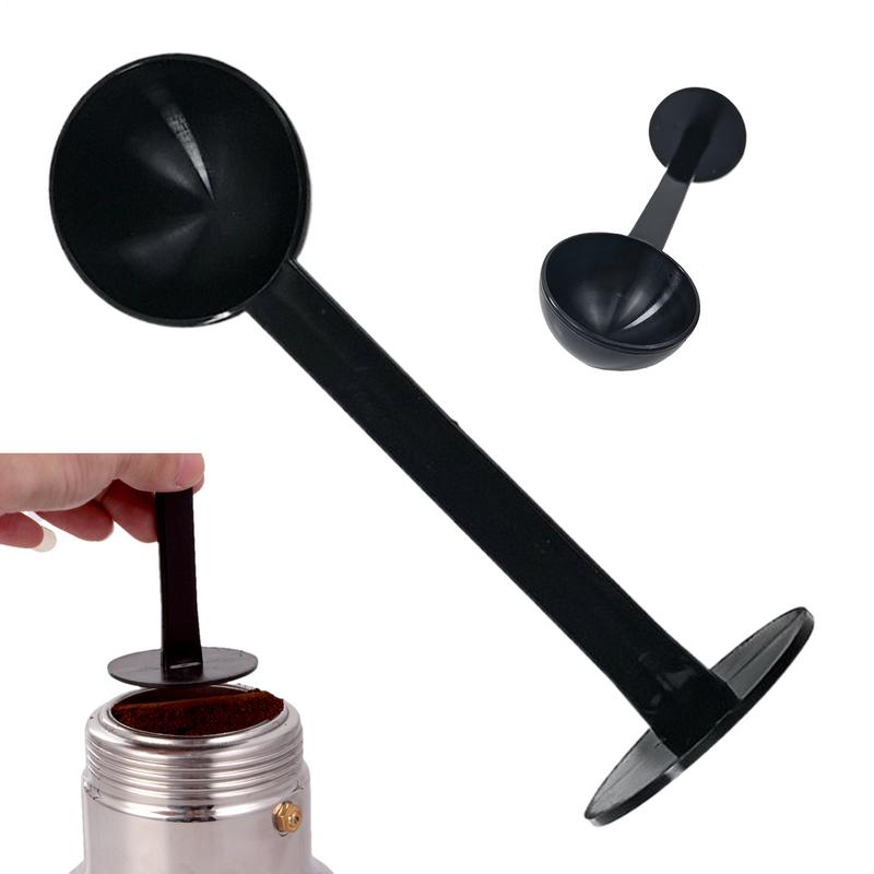 1Pcs Coffee Spoon Tamping Scoop 2 In 1 For Coffee Powder Coffeeware Measuring Tamper Spoon Plastic Home Kitchen Accessories