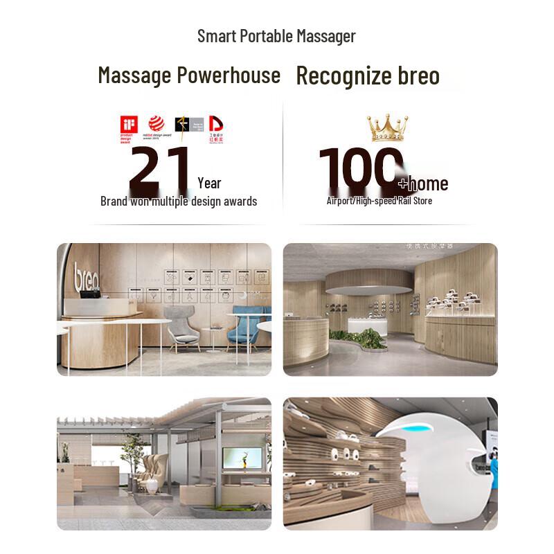 Breo IDream3s Массажер для головы и глаз, штекер CN (адаптер в комплекте)