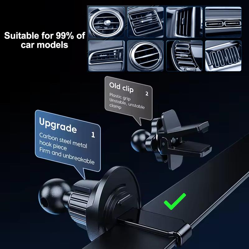 66/15W Car Wireless Charger Auto Car Mount Phone Holder Stand Fast Charging For iPhone Xiaomi Samsung Intelligent Sensing Holder