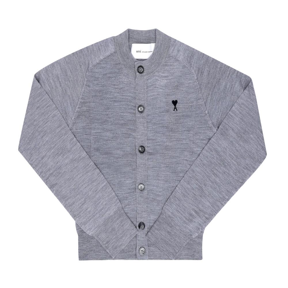 Ami Women S Cardigan Small Heart Logo 0504 Fkc386 Kn0039