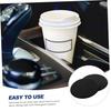 ABOOFAN Wear-Resistant Car Cup Mats, Non-Slip Silicone Coasters for Cars, Convenient for Everyday Use, Universal Cup Holder Compatible, Pack of 4