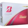 Мячи для гольфа Bridgestone Super Straight T5GX Жемчужно-белые, упаковка 12 шт., модель 2025 года