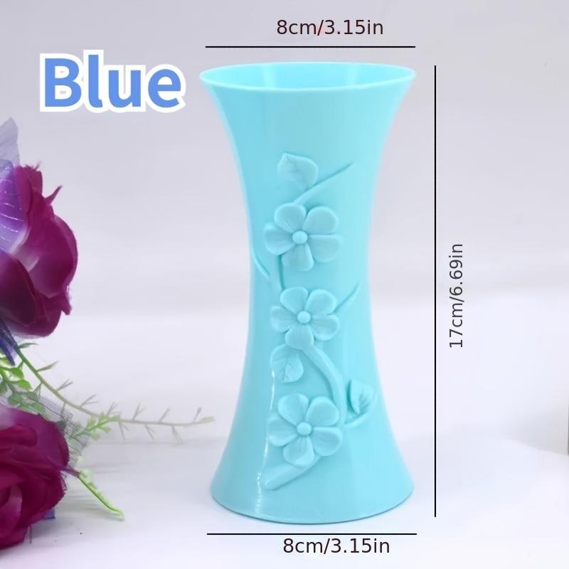 3D ваза с цветами сливы, цветочная корзина, пластиковая ваза, разноцветное ремесленное изделие, домашняя имитация, принадлежности для цветочных композиций