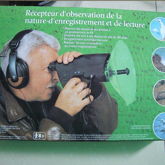 8x Мощный HD Монокулярный телескоп для наблюдения за птицами с наушниками