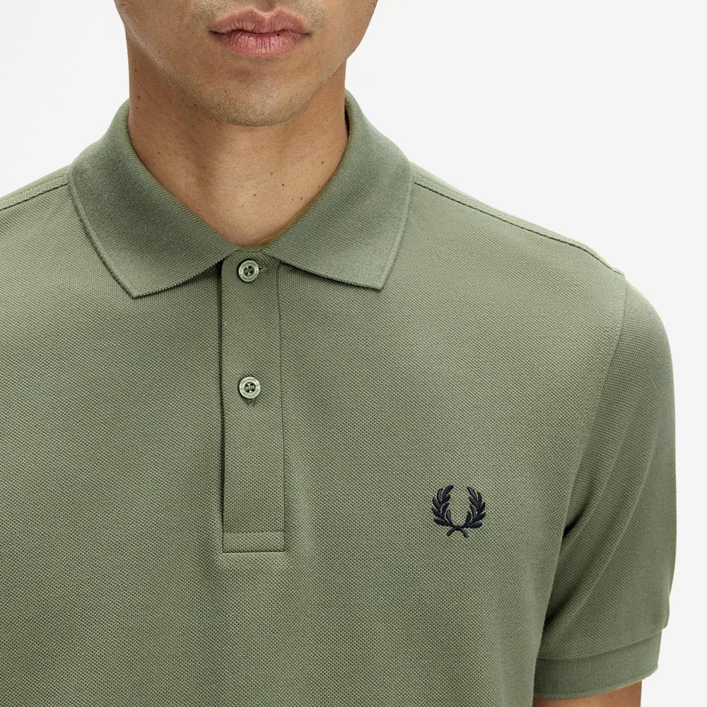 Fred Perry [M6000] Однотонная рубашка Fred Perry - Лавровый зеленый/Черный Afpm2536000-Z50
