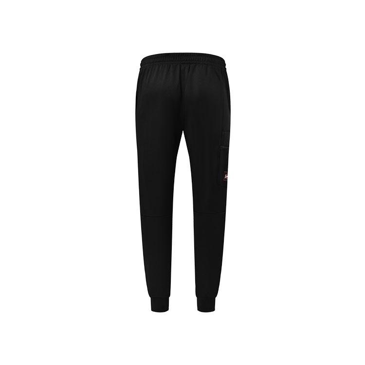 Li-Ning Simple Logo Mid Waist Comfortable Versatile Casual Pants Unisex Bottoms Black AKLUA47-1