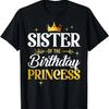 Sister Of The Birthday Princess Girl Party Matching Family T-Shirt
