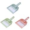 2Pcs/Set Small Broom Dustpan Reusable Desktop Cleaning Compact Hanging Hole Mini Cleaning Broom Dustpan Office Supplies