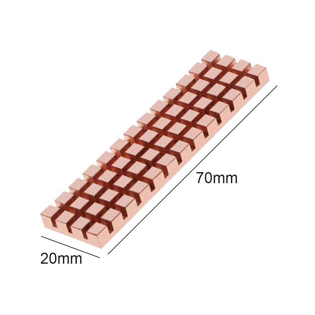 PC Notebook SSD Heat Sink for M.2 2280 PCI-E NVME with Thermal Pad Heatsink Computer Cooler Copper Radiator Accessory